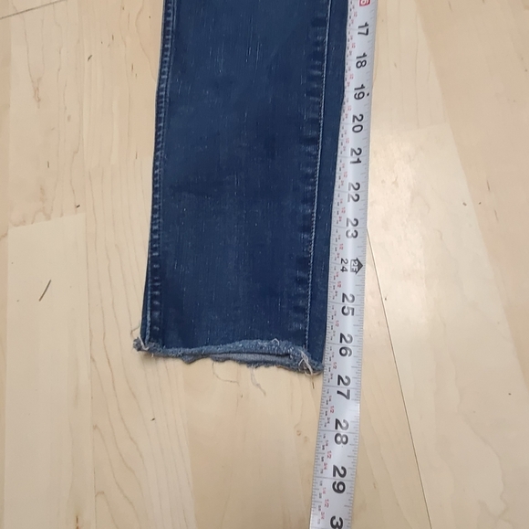 Madewell 9" high rise skinny, raw hem, Women's Blue Skinny Jeans 27 - Picture 9 of 9